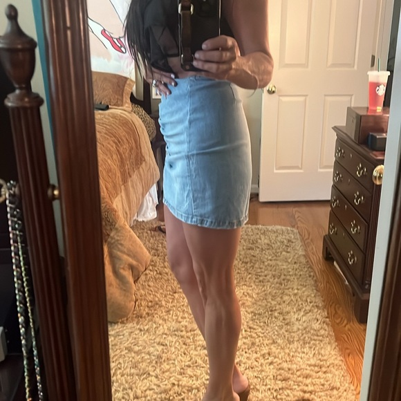 Retrofete Denim Skirt Size small - Picture 9 of 10